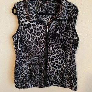 Cheetah Print Vest